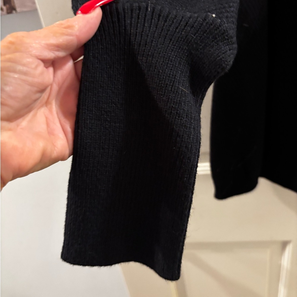 Classic Black Crew Neck Sweater